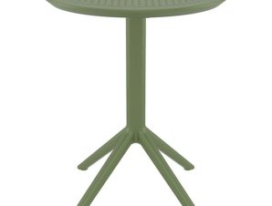 Τραπέζι Sky 20.0730 60X74cm Πτυσσόμενο Olive Green