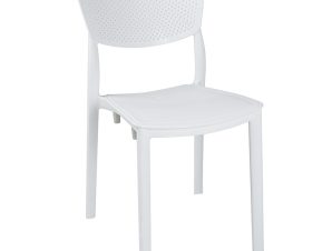 Καρέκλα Ignite pakoworld PP λευκό (Σετ 4 Τεμάχια) – PAKO WORLD – 253-000016
